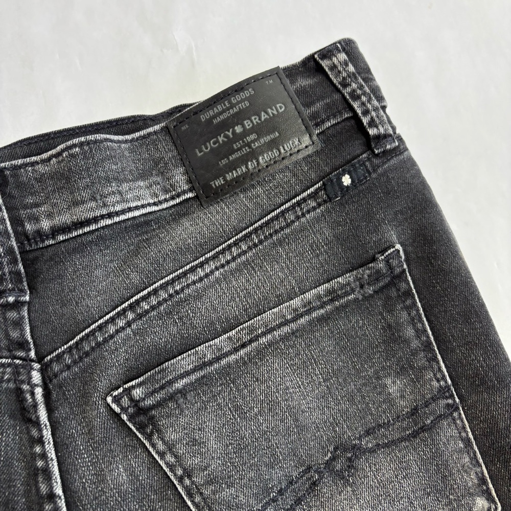 Lucky brand black distressed denim shorts - Picture 5 of 7